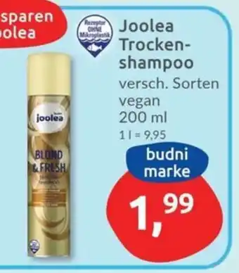 Budni Joolea Trocken-shampoo versch. Sorten vegan 200 ml Angebot