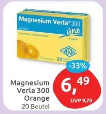 Budni Magnesium Verla 300 Orange 20 Beutel Angebot