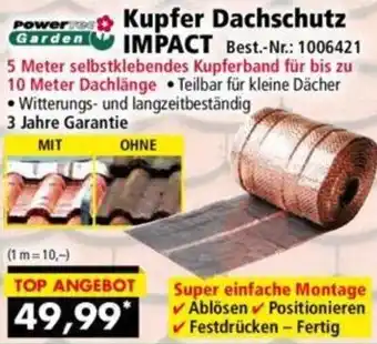 Norma Powertec Garden Kupfer Dachschutz IMPACT Angebot