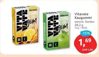 Budni Vitavate Kaugummi versch. Sorten 28,2 g Angebot