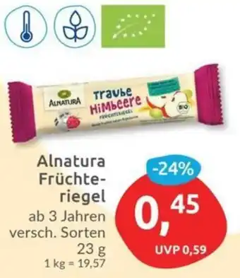 Budni Alnatura Früchteriegel 23g Angebot