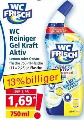 Norma WC FRISCH Reiniger Gel Kraft Aktiv 750 ml Flasche Angebot