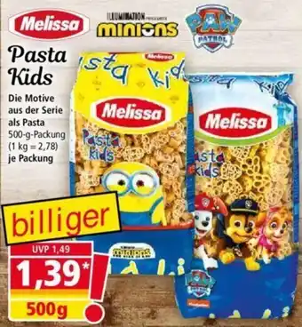 Norma Melissa Pasta Kids 500 g Packung Angebot