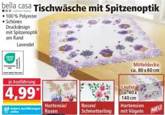 Norma bella casa Tischwäsche mit Spitzenoptik Angebot