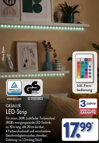 Aldi Nord CASALUX LED-Strip Angebot