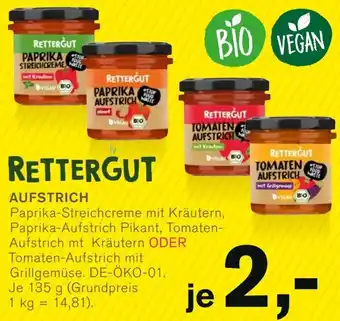 KODi RETTERGUT AUFSTRICH 135 g Angebot