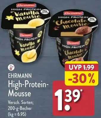 Aldi Nord EHRMANN High Protein Mousse 200 g Becher Angebot