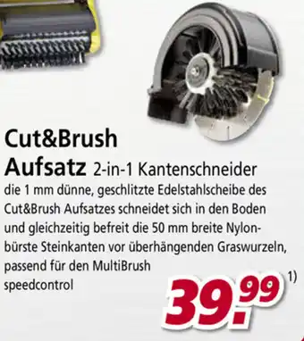 bauSpezi Cut&Brush Aufsatz 2in1 Kantenschneider Angebot