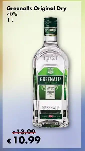 Travel Free Greenalls Original Dry 1L Angebot