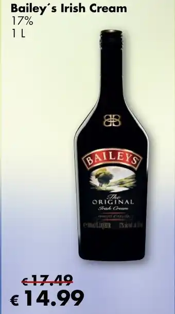 Travel Free Baileys Irish Cream 1L Angebot