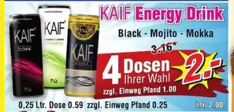 Wiglo Wunderland Kaif Energy Drink Angebot