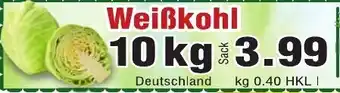 Wiglo Wunderland Weißkohl 10kg Angebot