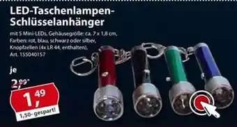 Sonderpreis Baumarkt LED Taschenlampen Schlüsselanhänger Angebot