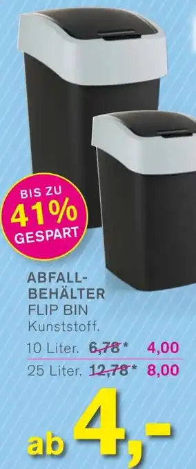 KODi CURVER ABFALLBEHÄLTER FLIP BIN Angebot