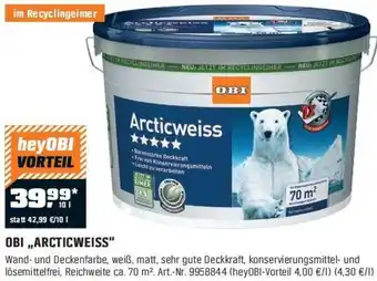 OBI OBI ,,ARCTICWEISS" 10 L Angebot