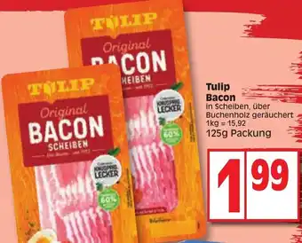 Edeka Tulip Bacon 125g Packung Angebot