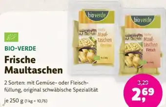 Denns BioMarkt BIO-VERDE Frische Maultaschen 250 g Angebot