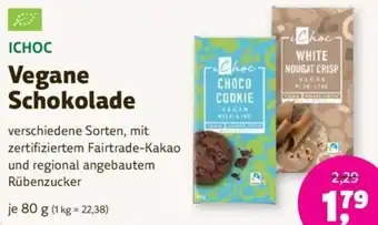 Denns BioMarkt ICHOC Vegane Schokolade 80 g Angebot