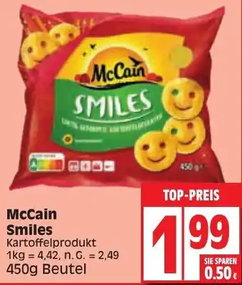 Edeka McCain Smiles 450g Beutel Angebot