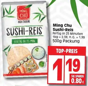 Edeka Ming Chu Sushi-Reis 500g Packung Angebot