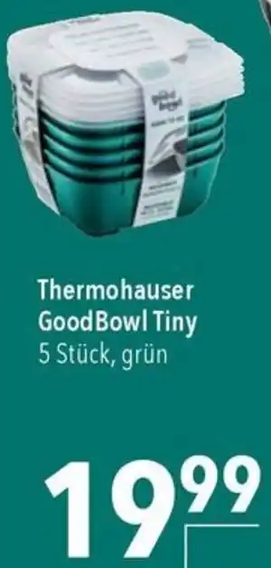 CITTI Markt Thermohauser Good Bowl Tiny 5 Stück, grün Angebot