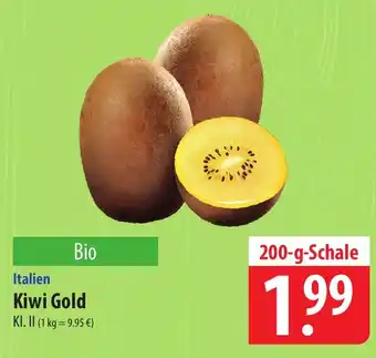 Famila Nord Ost Bio Italien Kiwi Gold KI. II  200-g-Schale Angebot