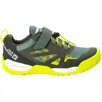 Intersport Jack wolfskin kinder trekkinghalbschuhe villi action low k slate green 33 Angebot