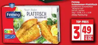 Edeka Femeg Schlemmer-Plattfisch 250 g Packung Angebot