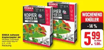 Edeka EDEKA zuhause Kopierpapier A4 Angebot