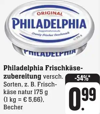 Edeka Neukauf Philadelphia Frischkäsezubereitung 175 g Angebot