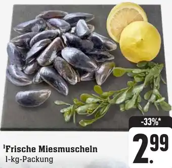 Edeka Neukauf Frische Miesmuscheln 1 kg Packung Angebot