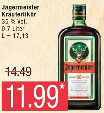 Marktkauf Jägermeister Kräuterlikör 0,7 Liter Angebot