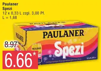 Marktkauf Paulaner Spezi 12x0,33 L Angebot