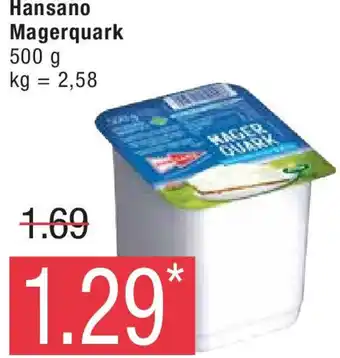 Marktkauf Hansano Magerquark 500 g Angebot