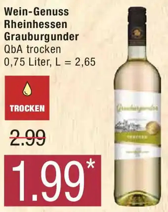 Marktkauf Wein-Genuss Rheinhessen Grauburgunder 0,75 Liter Angebot