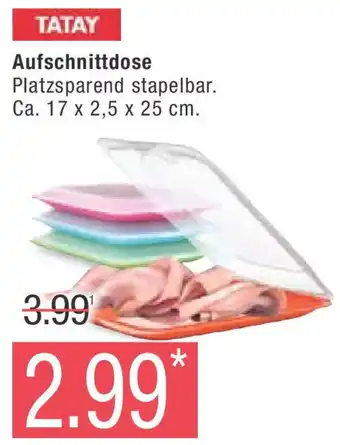 Marktkauf TATAY Aufschnittdose Angebot