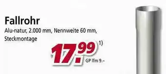 bauSpezi Fallrohr Angebot