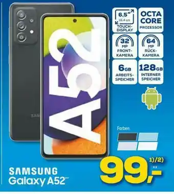 Euronics XXL Samsung Galaxy A52 Angebot