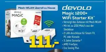 Euronics XXL Devolo Magic 1200+ Wifi Starter Kit Angebot