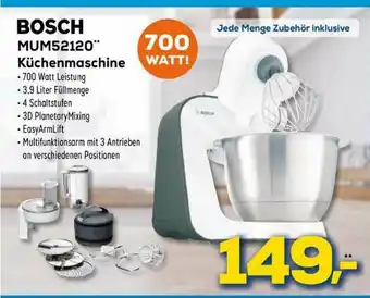 Euronics XXL Bosch Mum52120 Küchenmaschine Angebot