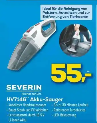 Euronics XXL Severin Hv7146 Akku-sauger Angebot