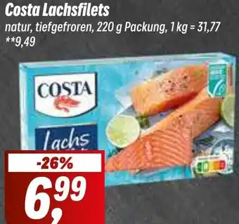 Simmel Costa Lachsfilets 220 g Packung Angebot