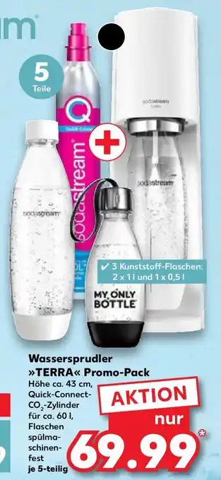 Kaufland sodastream Wassersprudler TERRA Promo-Pack Angebot