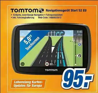 Expert Tomtom Navigationsgerät Start 52eu Angebot