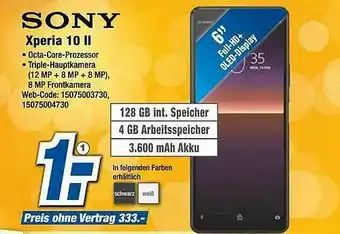 Expert Sony Xperia 10 II Angebot