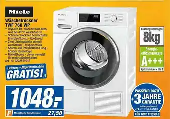 expert Techno Land Miele Wäschetrockner Twf 760 Wp Angebot