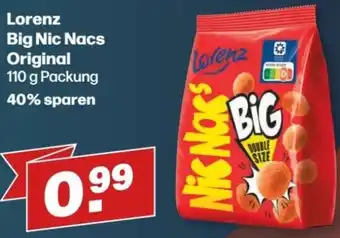 Handelshof Lorenz Big Nic Nacs Original 110 g Packung Angebot