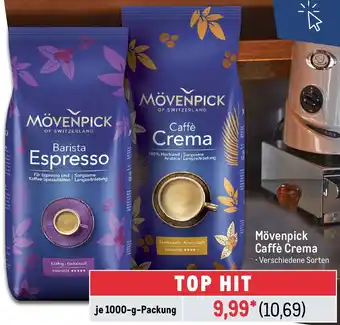 METRO Mövenpick Caffè Crema 1000 g Packung Angebot