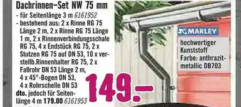 Hornbach Marley Dachrinnen-set Nw 75mm Angebot