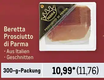 METRO Beretta Prosciutto di Parma 300 g Packung Angebot